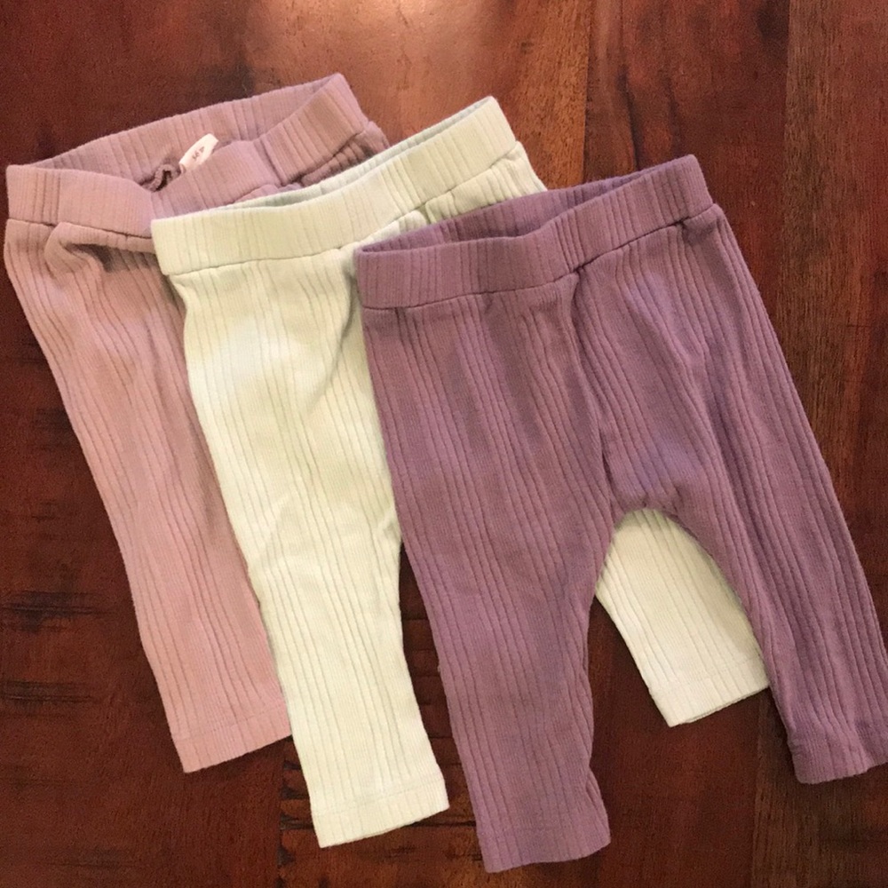 Kate Quinn Organics Ribbed Leggings Trio